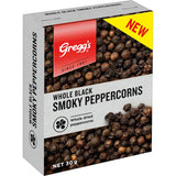 Greggs Peppercorns Whole Black Smoky