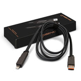 Universal Charging and Data Cable - INGENIO Quantum (Metallic Titanium)