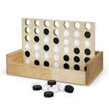 Wooden Four in a Row Game - NATURA Quattro (Natural)