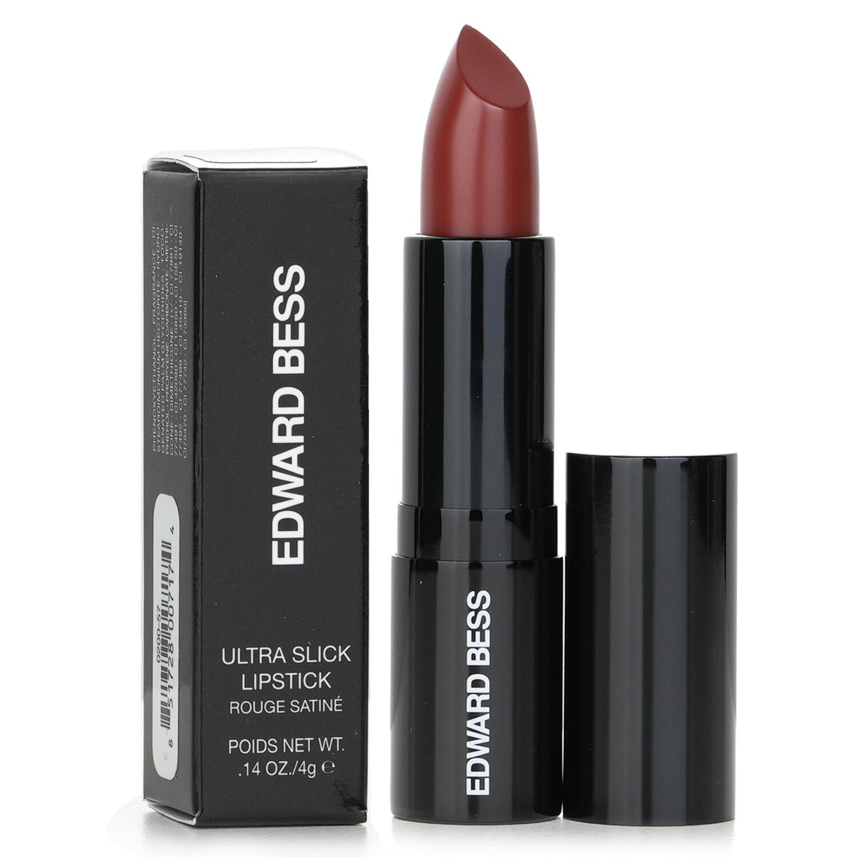 Edward Bess Ultra Slick Lipstick in Deep Lust, offering creamy texture, luminous color, and lasting hydration for perfect lips.