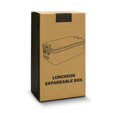 Expandable Lunch Box - Luncheon (Natural/Black)