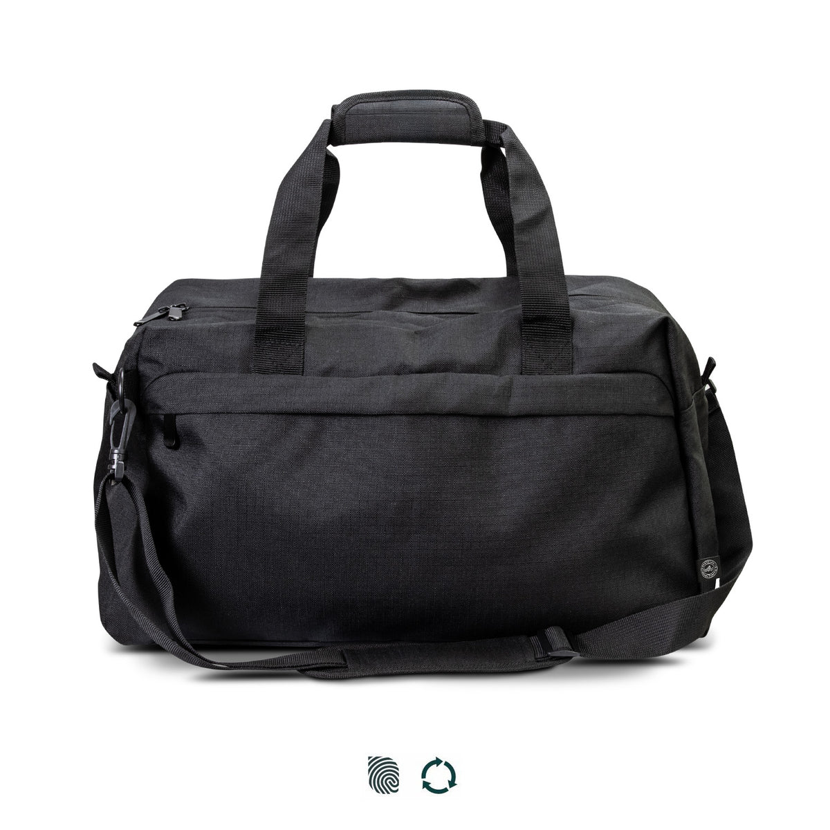 Recycled Fabric Sports & Travel Duffle Bag Oceana Black