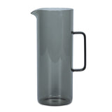 Tinted Glass Water Serving Carafe 1.5L Keepsake Arlo Black