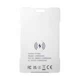 Credit Card Bluetooth Item Tracker Carbon White iOS & Android