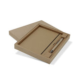 Notebook and Pen Gift Set - Kraft (Natural)