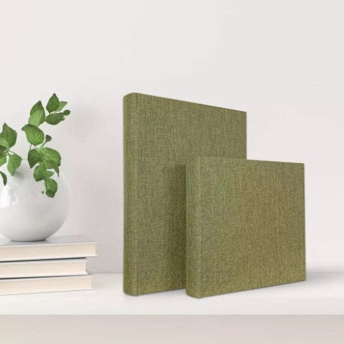 Profile - Plush Linen Duck Egg Green Slip-in Photo Album 200 Photos