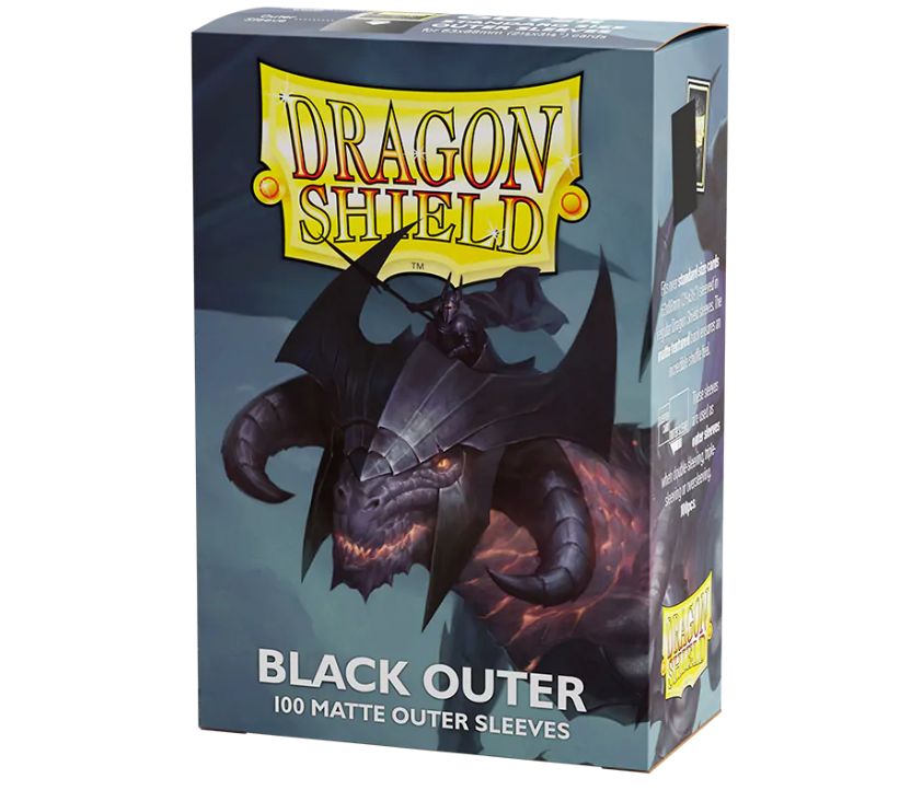Dragon Shield: Outer Sleeves  - Matte  - Black
