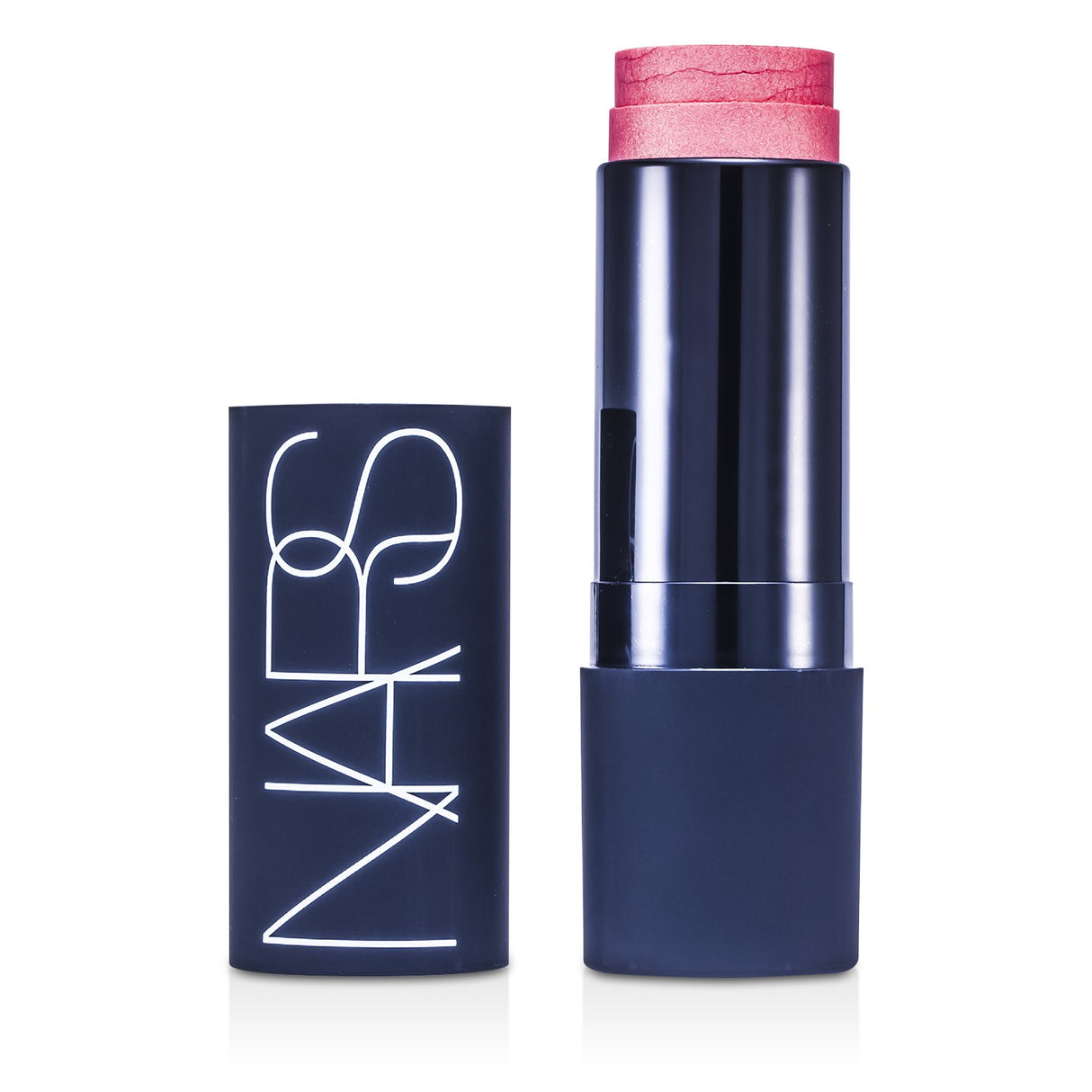 NARS The Multiple in #Orgasm, a creamy multifunctional stick for eyes, lips, cheeks, and body with a peachy-pink hue.