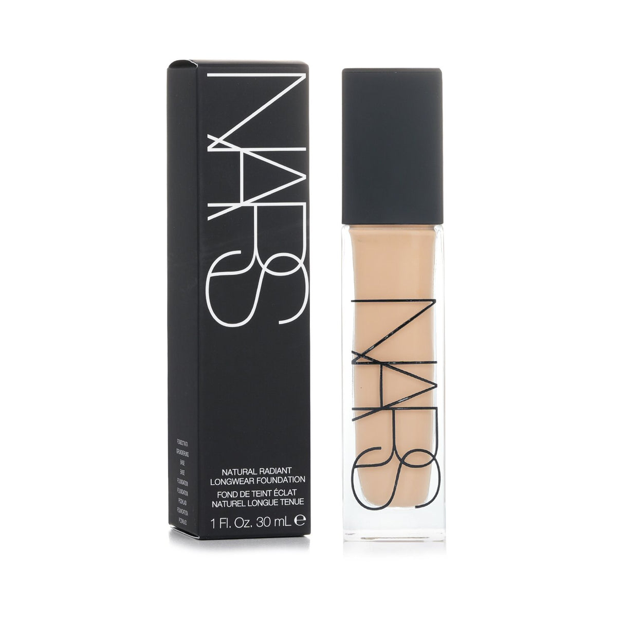 NARS Natural Radiant Longwear Foundation in #Mont Blanc, designed for fair skin with neutral undertones, offers full, breathable coverage.