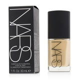 NARS Sheer Glow Foundation in Deauville offers sheer, buildable coverage with a radiant finish, ideal for normal to dry skin.