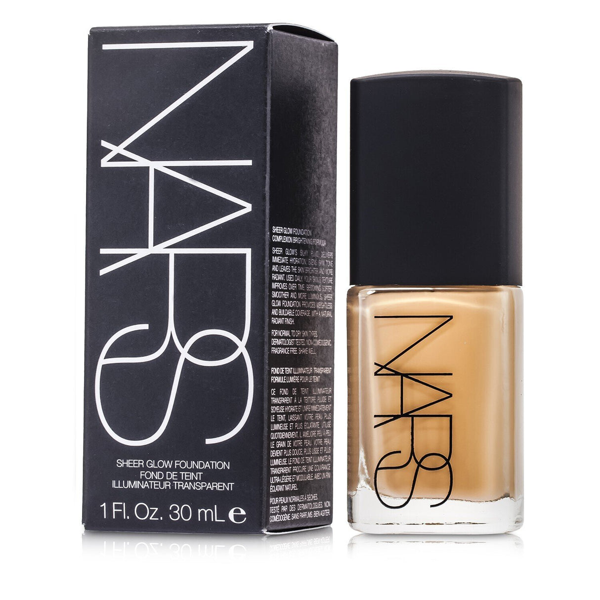 NARS Sheer Glow Foundation in Punjab offers lightweight, buildable coverage for a radiant satin finish on dry skin.