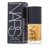 NARS Sheer Glow Foundation in Stromboli (Medium 3) enhances skin tone with buildable coverage for a radiant, healthy glow.