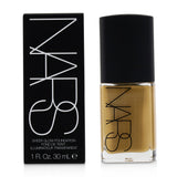 NARS Sheer Glow Foundation in Tahoe, a 30ml liquid formula for radiant, buildable coverage suitable for normal to dry skin.