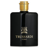 Trussardi Uomo Eau De Toilette Spray in a sleek 100ml bottle features a sophisticated blend of vibrant and warm notes for men.