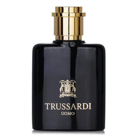 Trussardi Uomo Eau De Toilette Spray 30ml features a bold, sophisticated scent with notes of Bergamot, Tobacco, and rich woods.