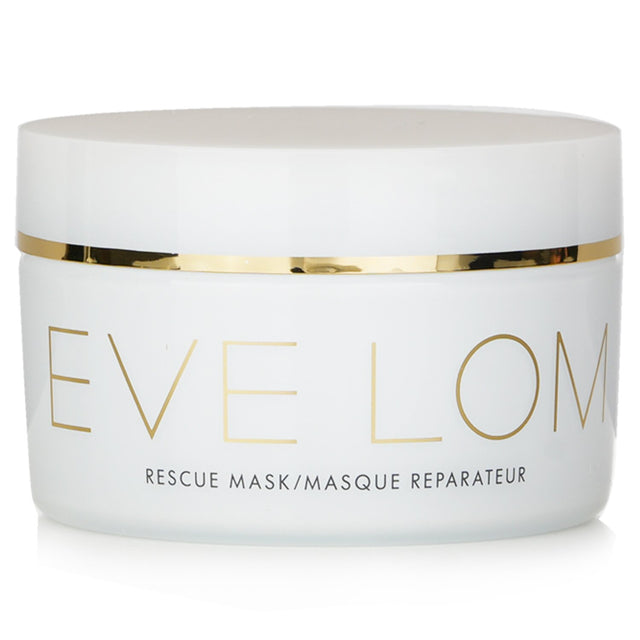 Eve Lom Rescue Mask, a 100ml clay-based treatment for rejuvenating and nourishing tired, dull skin.
