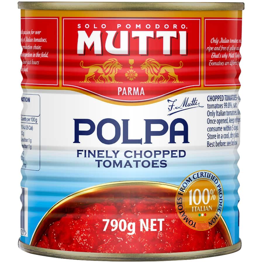 Mutti Polpa Chopped Tomatoes  Can 790g