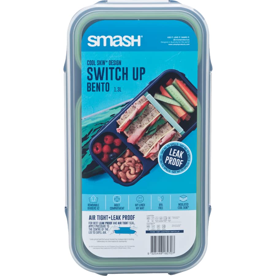 Smash Bento Lunch Box Leak Proof - Assorted 1ea
