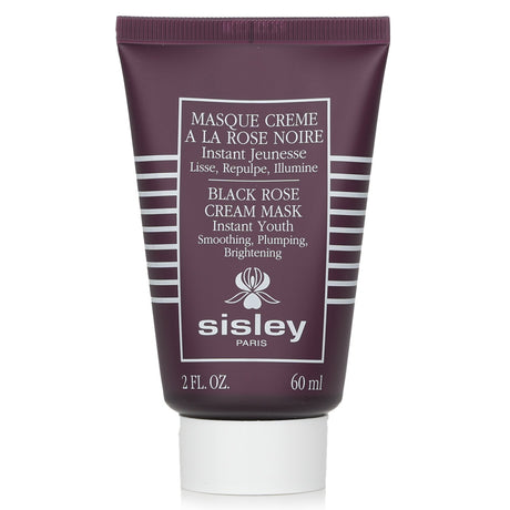 Sisley Black Rose Cream Mask in 60ml, revitalizing mask with black rose extract for youthful, radiant skin.
