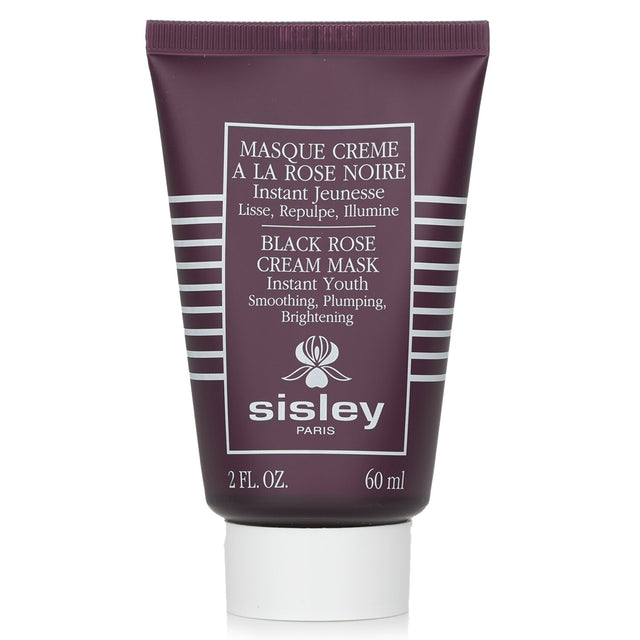 Sisley Black Rose Cream Mask in 60ml, revitalizing mask with black rose extract for youthful, radiant skin.
