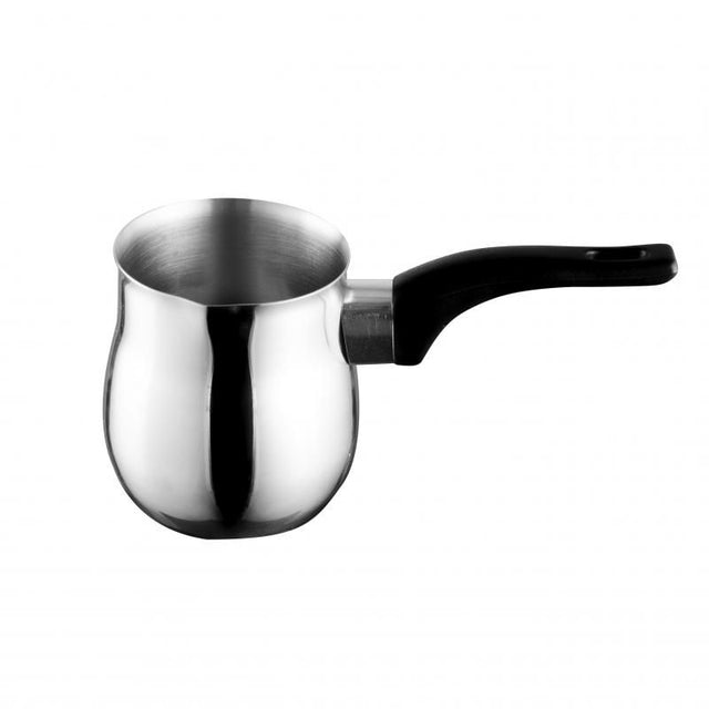 Avanti Turkish Coffee Pot in stainless steel, 700ml capacity, designed for brewing rich, aromatic Turkish coffee at home.