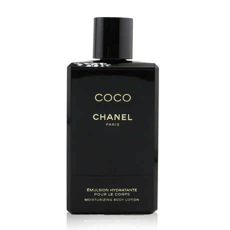 Luxurious Chanel Coco Body Lotion in 200ml, featuring a warm floral fragrance and nourishing, hydrating formula for silky skin.