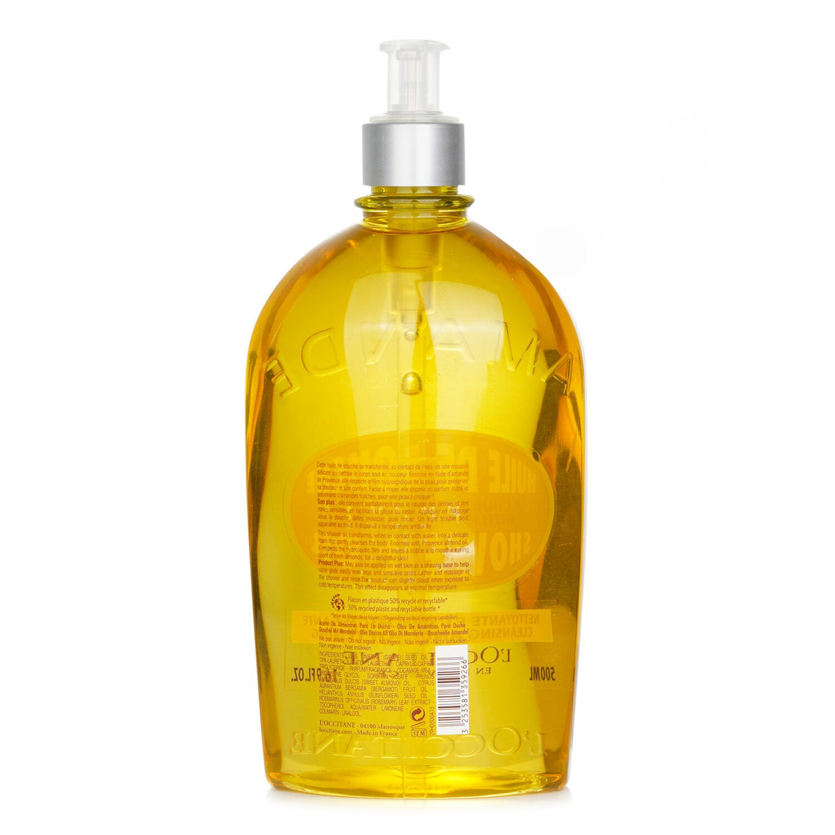 L'Occitane - Almond Cleansing & Soothing Shower Oil  - 500ml/16.7oz