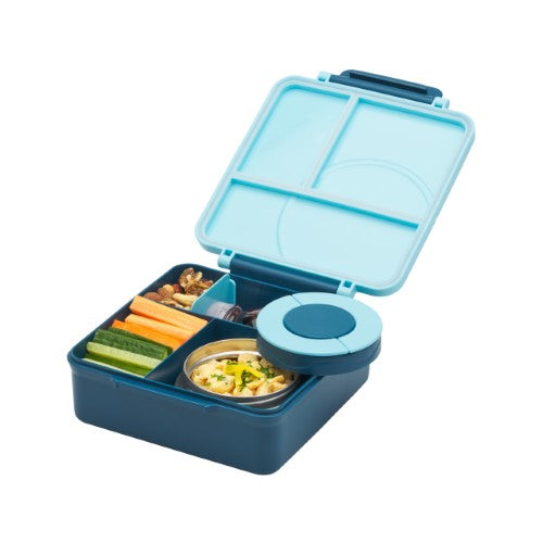 Bento Luch Box with Insulated Food Jar - AVANTI YumYum (Blue)