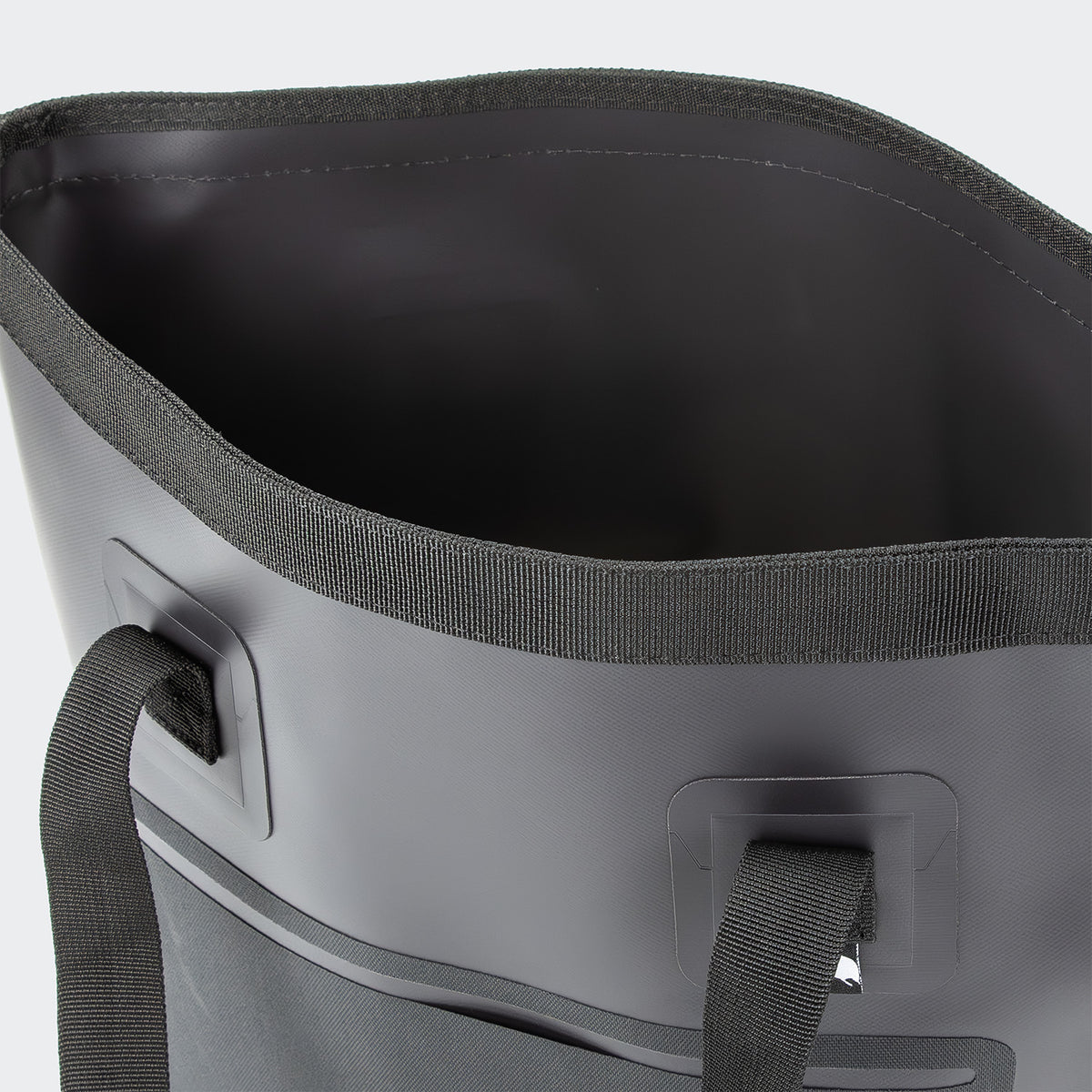 Water-Resistant Tarpaulin Bucket Bag 21L Frontier Charcoal & Black