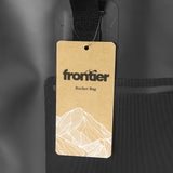 Water-Resistant Tarpaulin Bucket Bag 21L Frontier Charcoal & Black