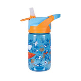 Avanti Yum Yum Tritan Bottle 450ml featuring a fun surfing shark design, lightweight, durable, and eco-friendly hydration solution.