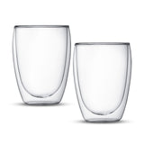 Bodum Pavina Double Wall Glass Tumblers 350ml - Set of 2