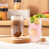 Bodum Pavina Double Wall Glass Tumblers 450ml - Set of 2