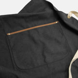 Cotton Canvas Cooking Apron & Oven Mitt Set Keepsake Washed Black