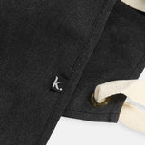 Cotton Canvas Cooking Apron & Oven Mitt Set Keepsake Washed Black