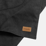Cotton Canvas Cooking Apron & Oven Mitt Set Keepsake Washed Black