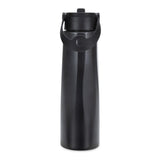 Recycled Stainless Steel Vacuum Bottle 1L SPICE Calypso Black