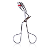 Sleek stainless steel eyelash curler for perfectly curled upper and lower lashes, enhancing natural beauty effortlessly.