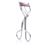 Professional Kevyn Aucoin eyelash curler with stainless steel design for perfectly curled lashes, includes upper and lower lash functionality.