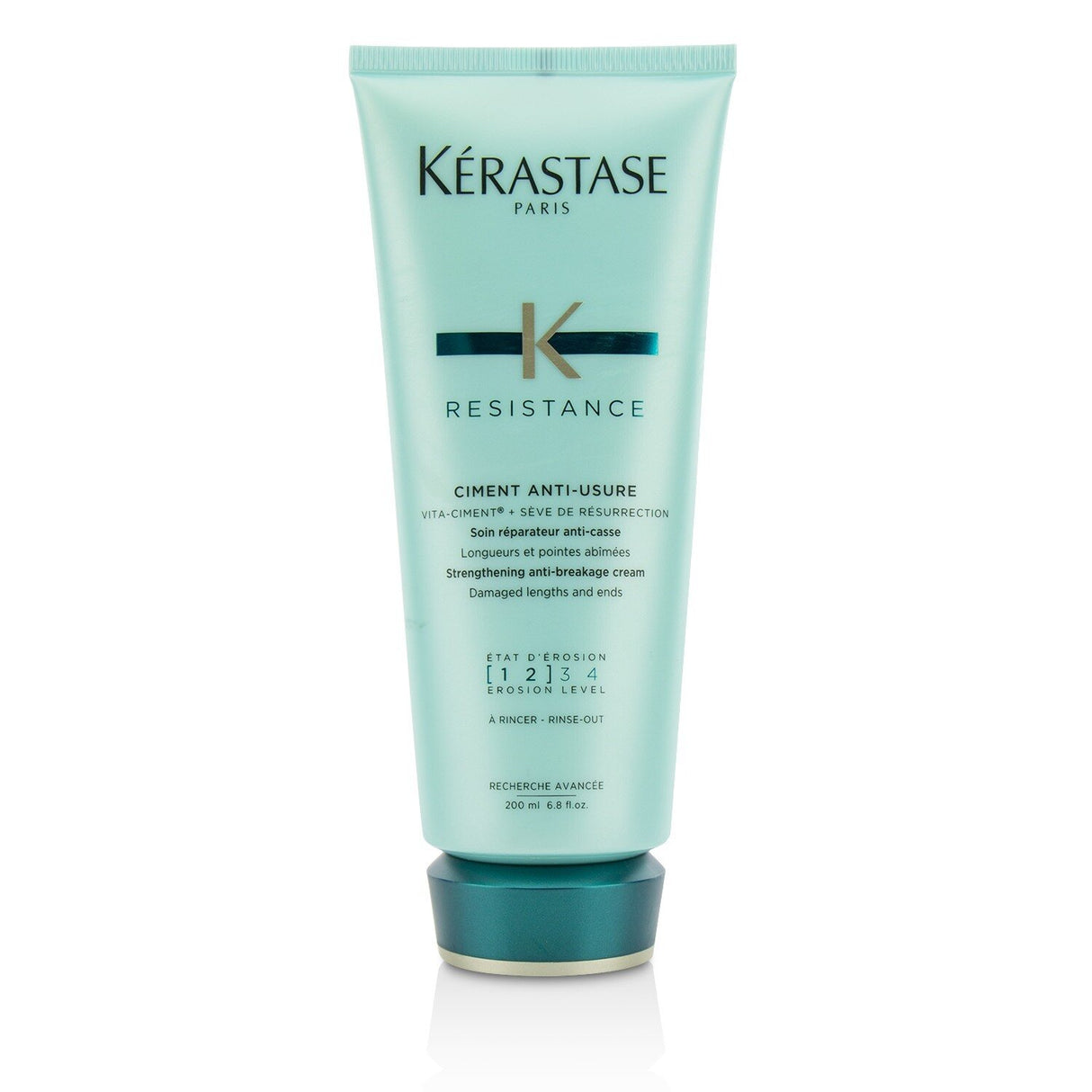 Kerastase Resistance Ciment Anti-Usure cream for strengthening damaged hair and preventing breakage, 200ml.