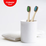 Colgate Bamboo Toothbrush Charcoal Medium Value Pack 2pack