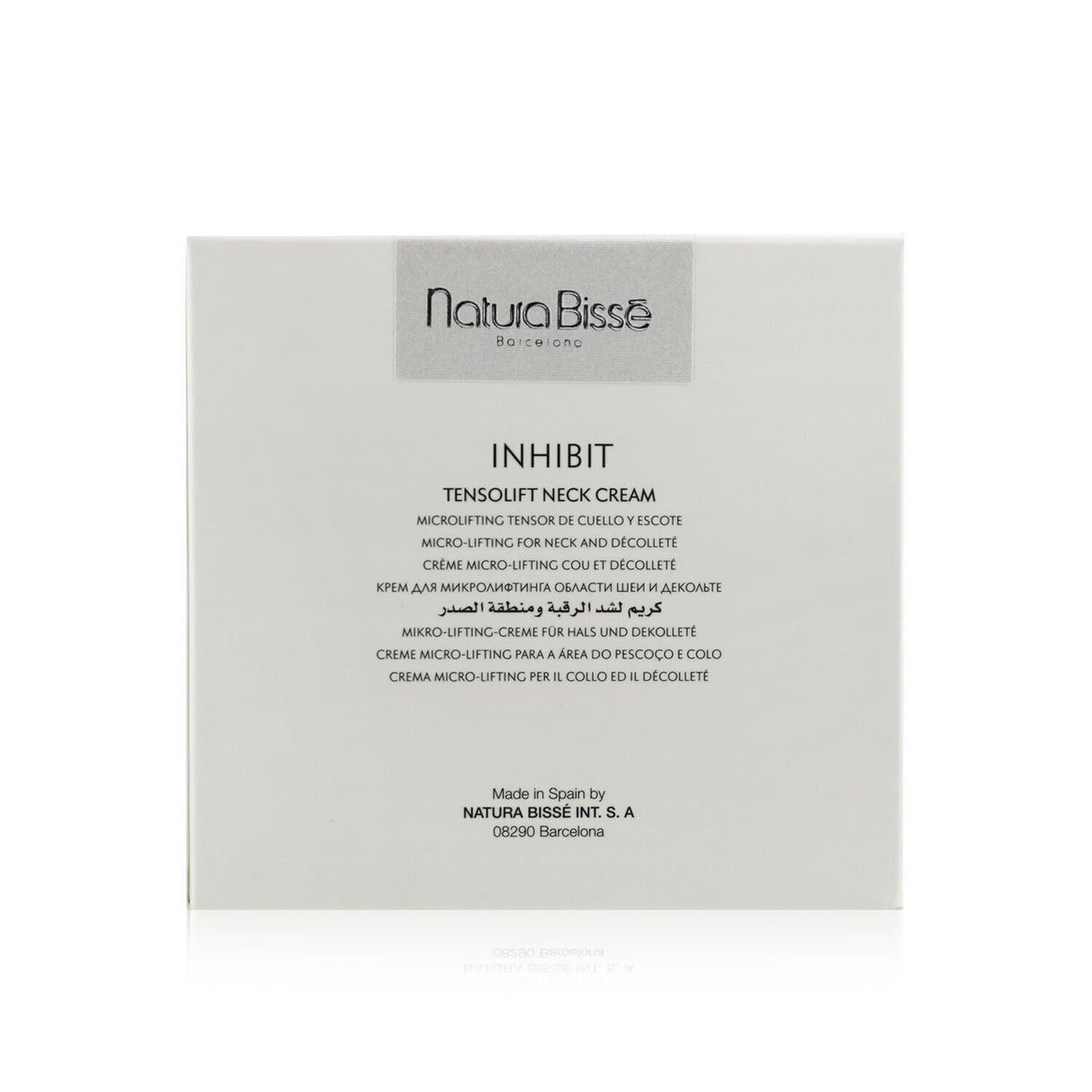 Natura Bisse Tensolift Neck Cream in 50ml, a luxurious anti-aging cream for tightening and redefining the neck and décolleté.