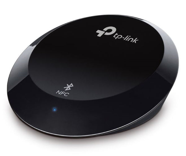 TP-Link HA100 Bluetooth Music Receiver, wirelessly connects devices to speakers up to 20 meters away, supporting 8 devices.