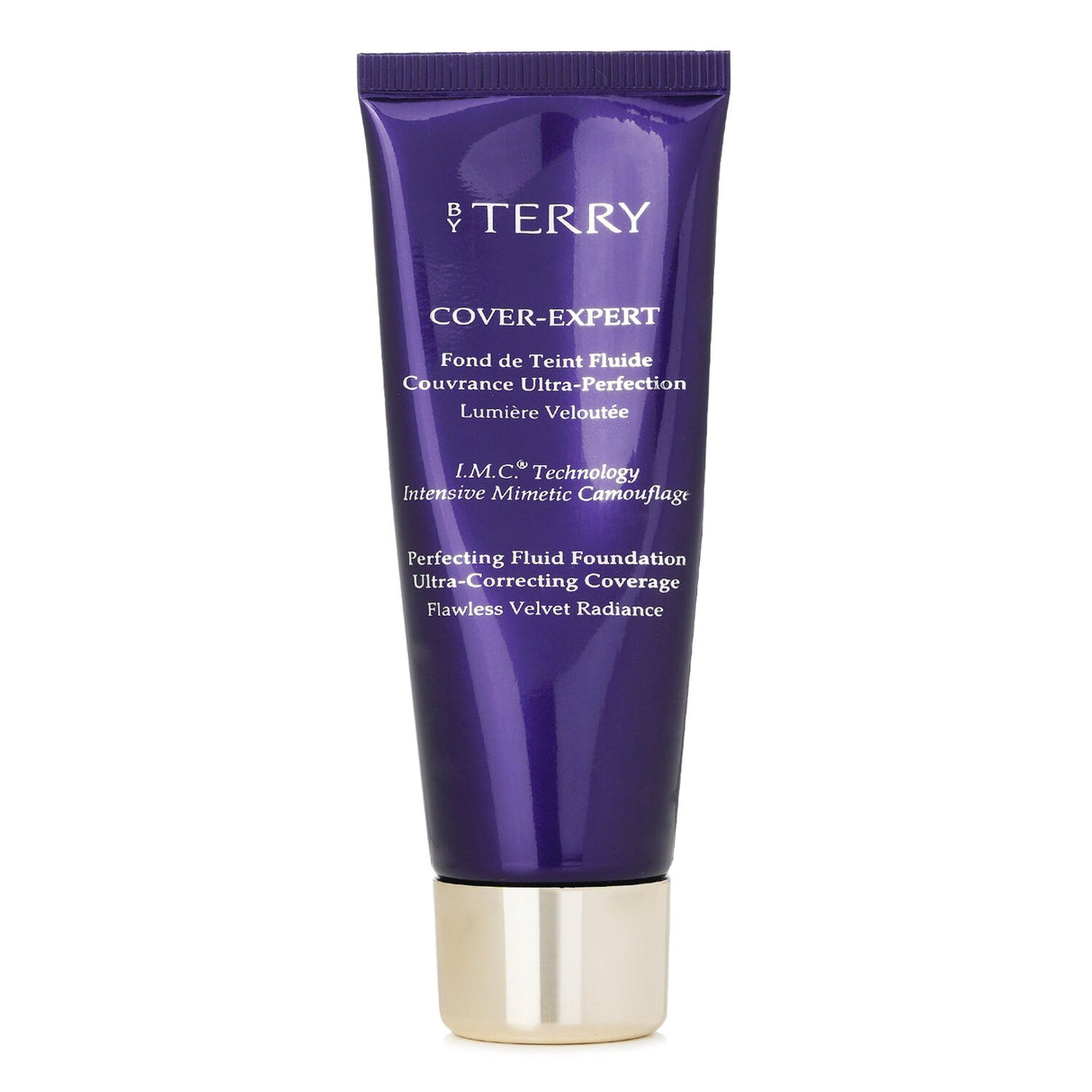 By Terry Cover Expert Foundation in #12 Warm Copper, a lightweight, buildable formula for flawless, youthful skin.