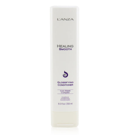 Lanza Healing Smooth Conditioner 250ml: creamy formula repairs and smooths hair, enhancing shine and manageability.