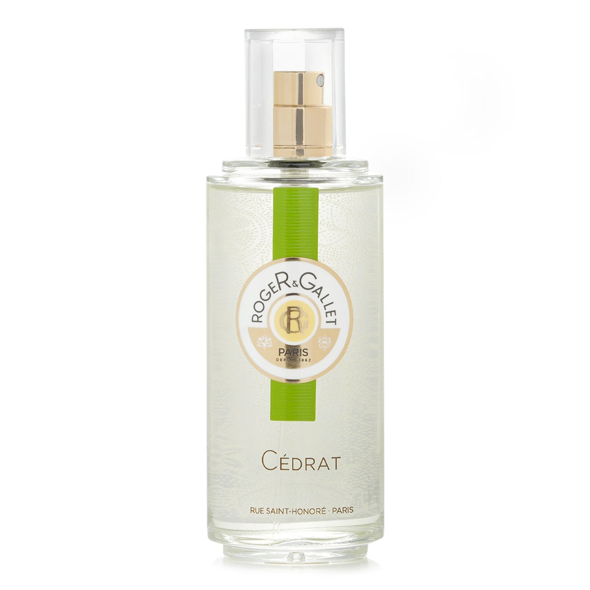 Roger & Gallet Cedrat Fragrant Water Spray, a 100ml citrus aromatic fragrance with mint, grapefruit, and basil notes for refreshing daily wear.