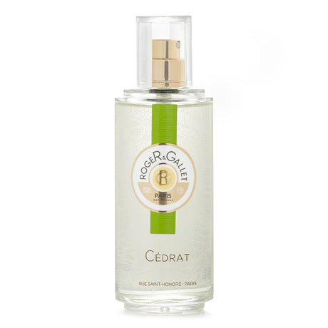 Roger & Gallet Cedrat Fragrant Water Spray, a 100ml citrus aromatic fragrance with mint, grapefruit, and basil notes for refreshing daily wear.