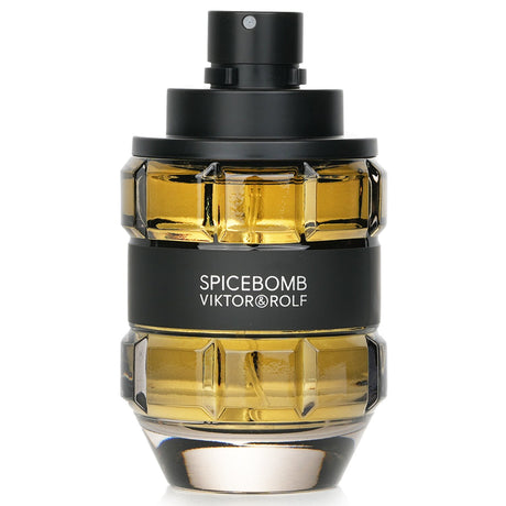 Viktor & Rolf Spicebomb Eau De Toilette Spray 90ml, a bold men's fragrance with spicy woody notes and long-lasting appeal.