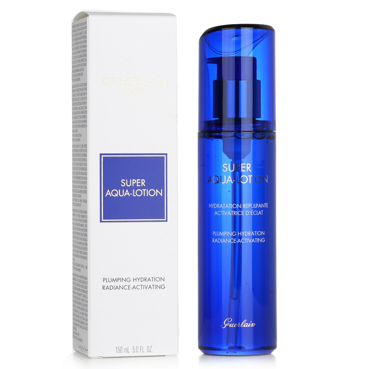 Guerlain Super Aqua-Lotion 150ml, a hydrating toner with cellular water for revitalized, plump, and radiant skin.