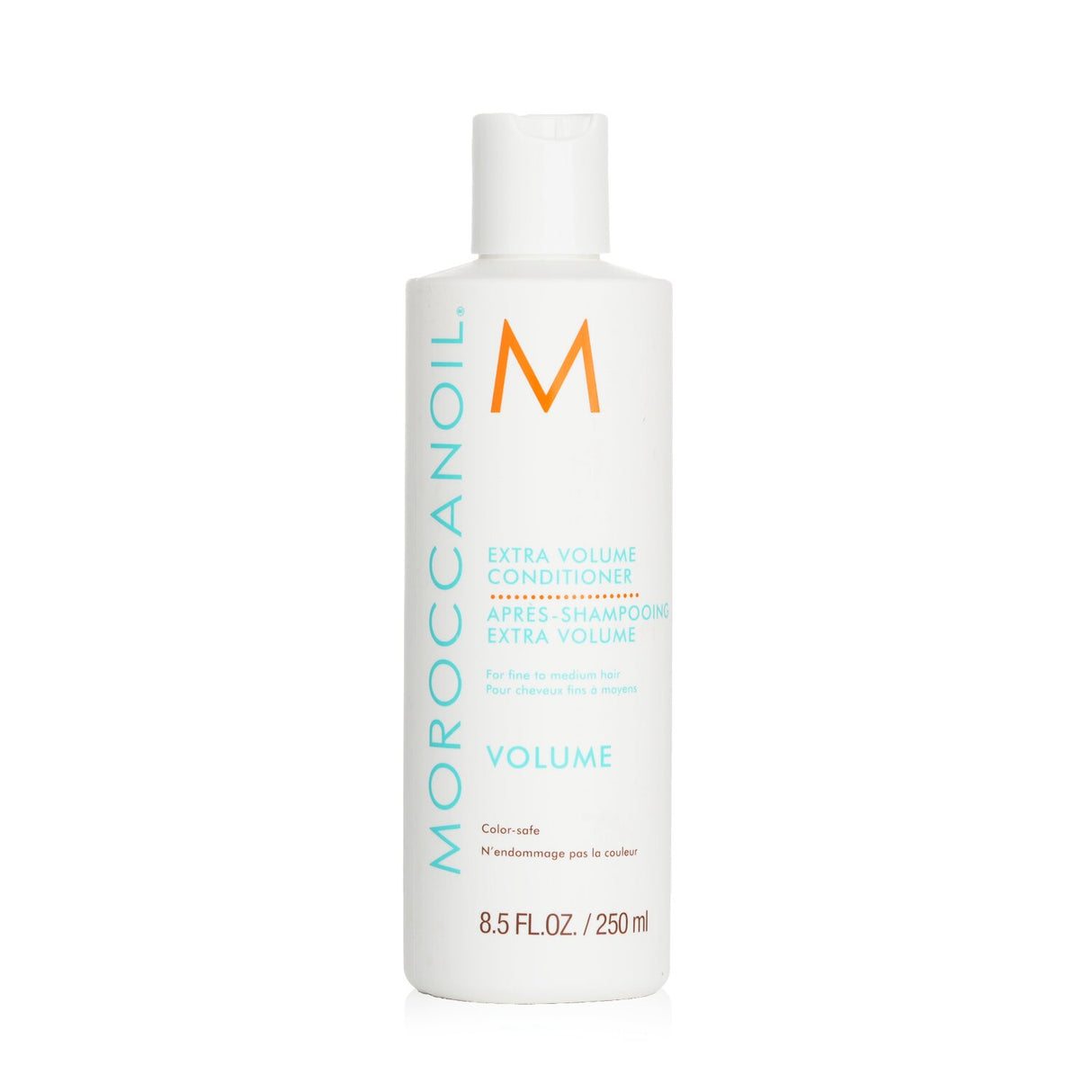 Moroccanoil Extra Volume Conditioner in a 250ml bottle, designed to add volume and hydration for fine, color-treated hair.